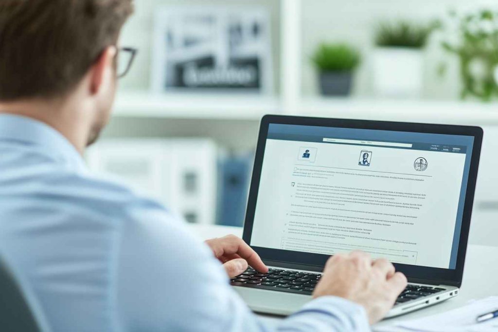 Why is Pre-Employment Screening Important? Everything You Need to Know 1 An HR manager conducting a skills-based pre-employment test for a candidate.