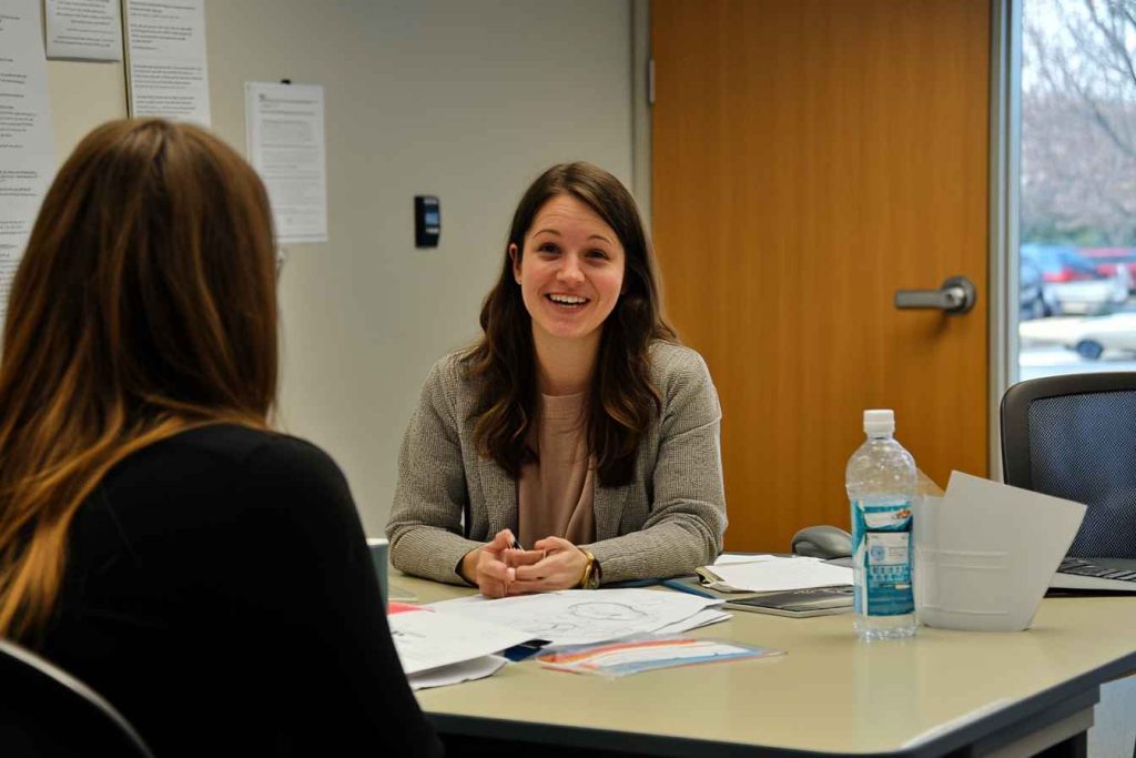 How to Assess Candidates for a Job: Your Step-by-Step Hiring Guide 2 Candidate engaging in a job simulation exercise for assessment.