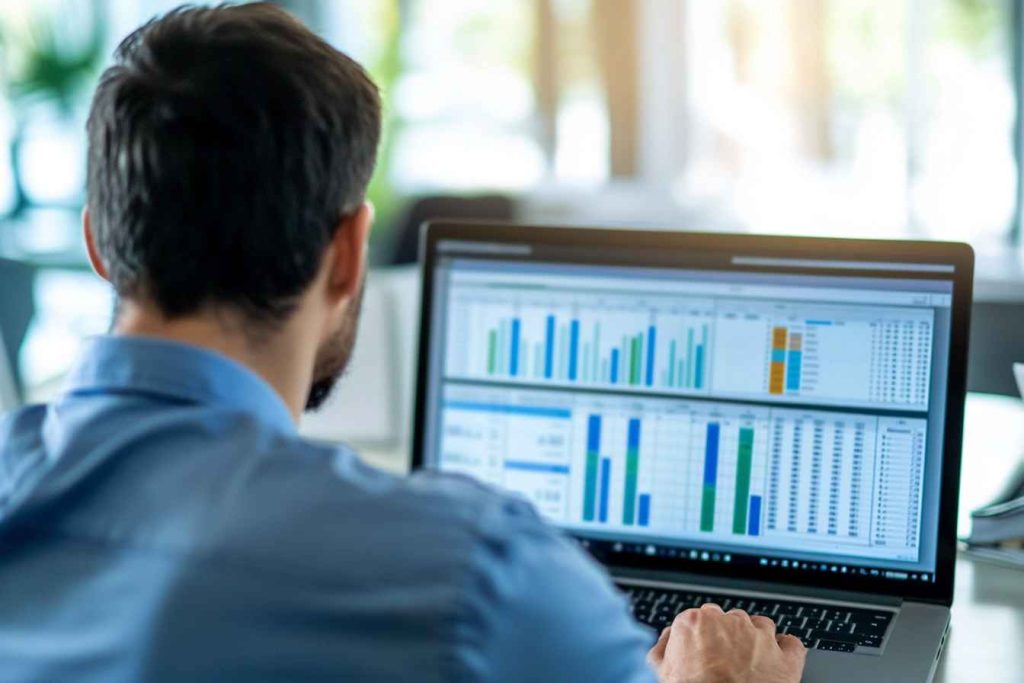 An analyst applying statistical generalization based on sampled data.