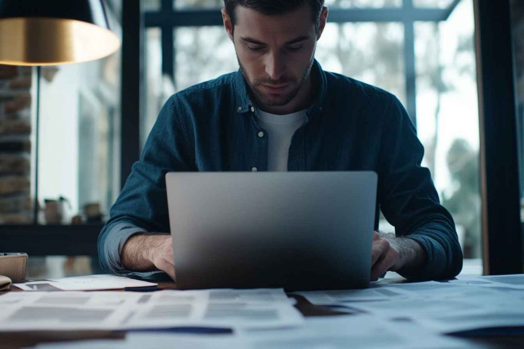 Recruiter applying logic-based rules for fair hiring assessment.