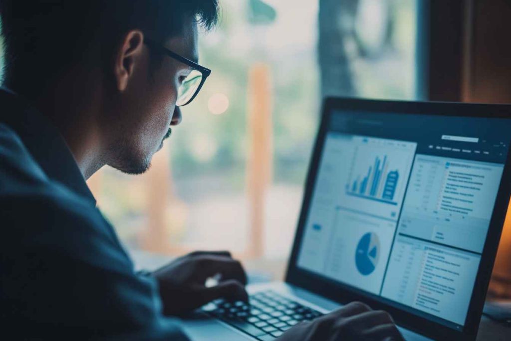 How to Develop Deductive Reasoning Skills 2 Recruiter applying deductive reasoning to candidate data.