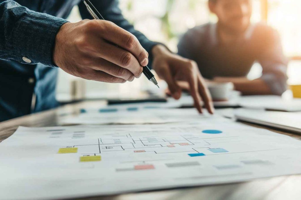 How to Test Deductive Reasoning 2 Team lead reviewing deductive logic test process for hiring.
