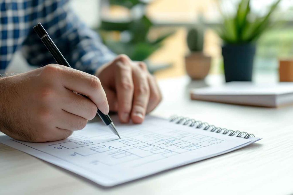 How to Measure Employee Reliability: A Practical Guide for Managers 3 A male manager rating employee reliability during a structured performance review.