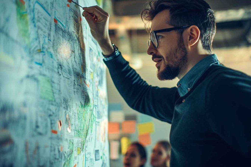 A male innovator embodying chaotic good by challenging norms for the greater good.