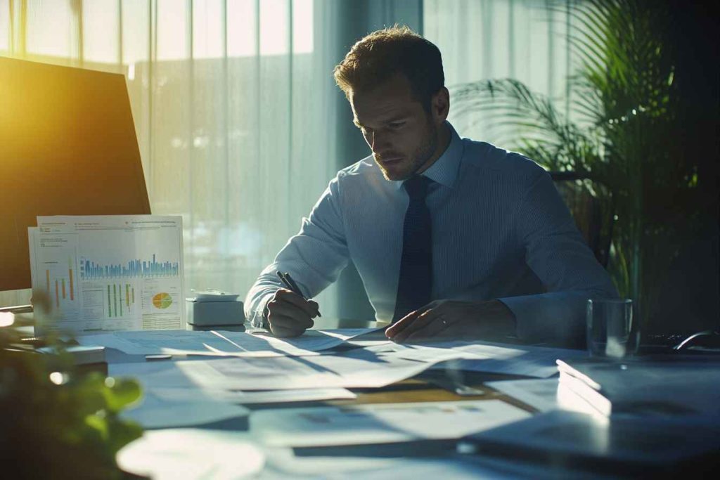 Why Inductive Reasoning Is Important in the Workplace 1 A professional identifying trends from fragmented data to solve a complex workplace issue.