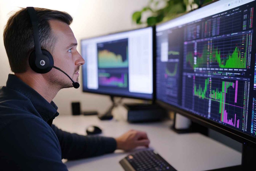 An analyst building an inductive model to forecast outcomes from scattered and incomplete business data.