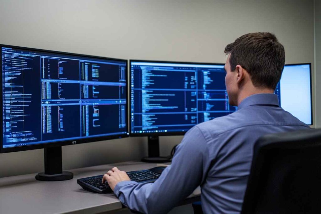 Recruiter setting up cognitive skill assessments on a platform.