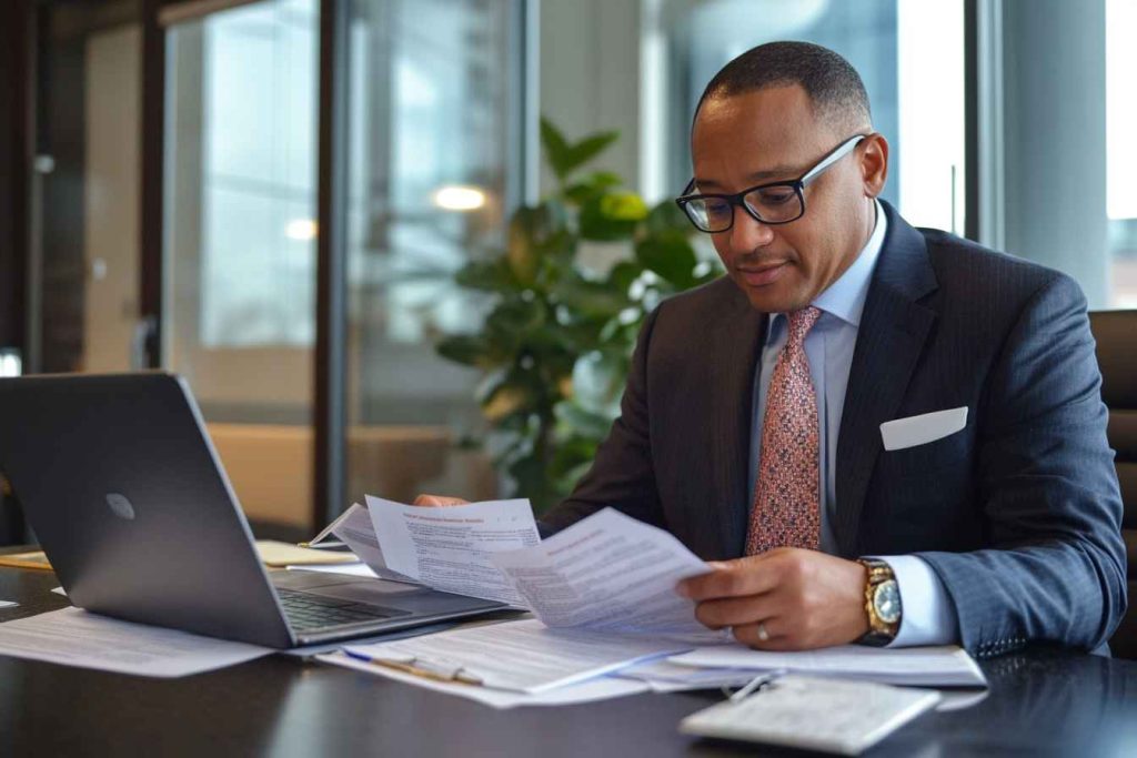 350 Situational Judgment Test Sample Questions (with Answers on PDF) 1 Male recruiter reviewing situational judgement test questions for hiring process.