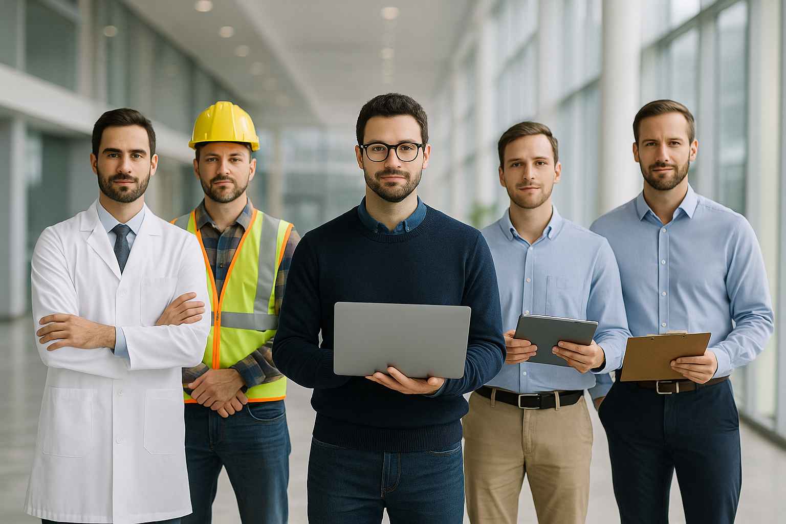 Industries 1 Diverse industry professionals in workplace