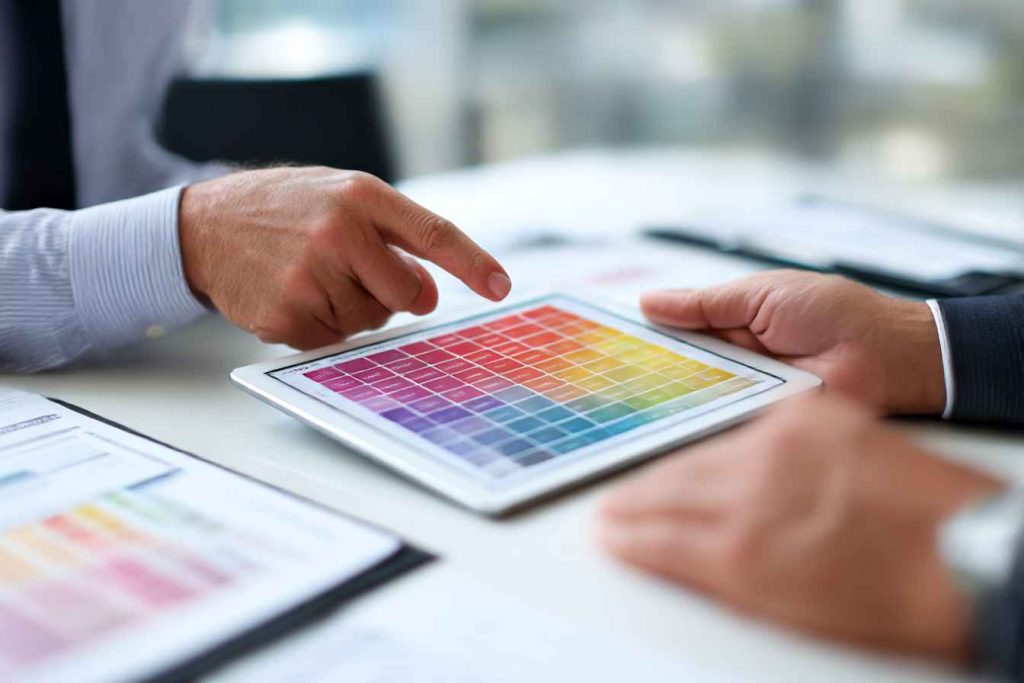 Hiring team reviewing Big Five personality assessment results during interview