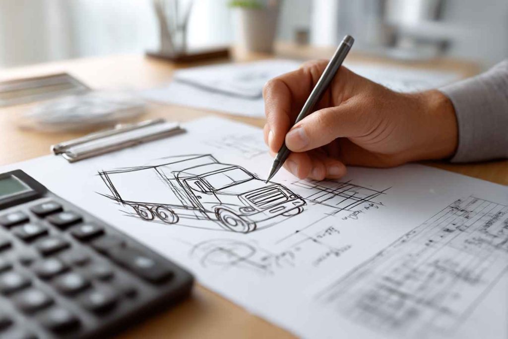 Numerical Reasoning Test Sample Questions for Hiring Managers 1 Candidate working through logistics capacity problem on paper