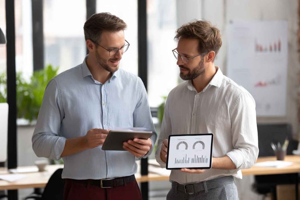 Manager using assessment results to decide on a promotion