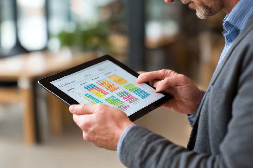 HR leader analyzing team skill gaps and training needs