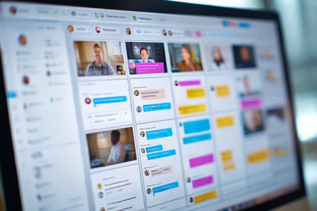 What Skills Should You Assess When Hiring for Remote Jobs? 2 Remote team collaborating virtually in a task-based simulation